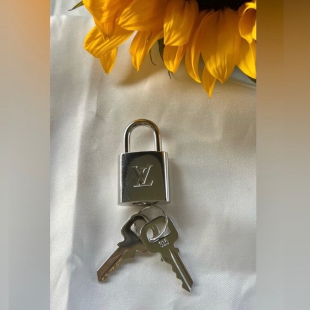 Louis Vuitton RARE SILVER Lock & Key #315 - Picture 5 of 11